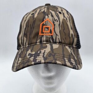 Richardson Hat Cap Snap Back Brown Camo Mesh Trucker Embroidered Mens One Size